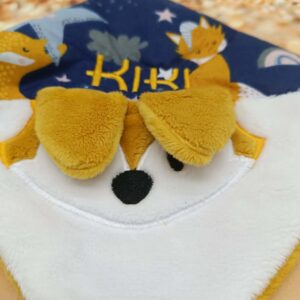 Doudou plat renard – Kiki 🦊